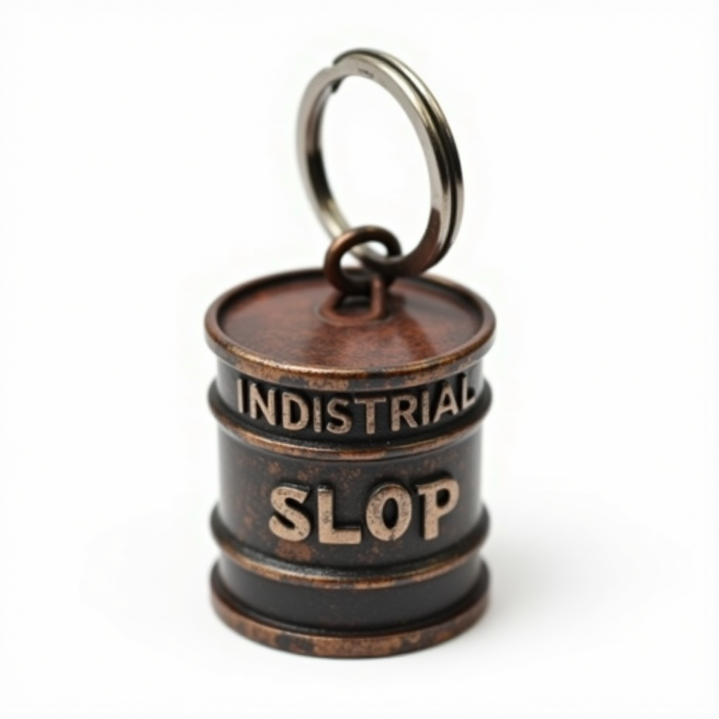 Oil Drum Keychain
